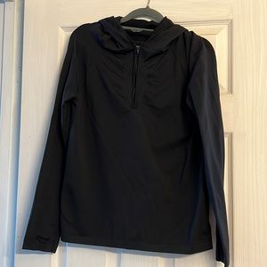 Black stretch hoodie